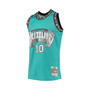 Men's Mike Bibby Turquoise Vancouver Grizzlies 1998-99 Hardwood Classics 75th Anniversary Diamond Swingman Jersey