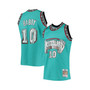 Men's Mike Bibby Turquoise Vancouver Grizzlies 1998-99 Hardwood Classics 75th Anniversary Diamond Swingman Jersey