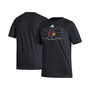 Men's Black Louisville Cardinals Locker Lines Baseball Fresh T-shirt