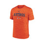 Men's Orange Houston Astros Authentic Collection Velocity Performance Practice T-shirt