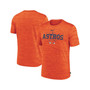 Men's Orange Houston Astros Authentic Collection Velocity Performance Practice T-shirt