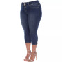 Plus Size Capri Jeans