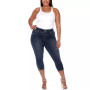 Plus Size Capri Jeans