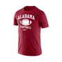 Men's Crimson Alabama Crimson Tide Big and Tall Legend Retro Football Performance T-shirt