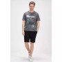 Men's Modern Print Fitted Palms T-shirt