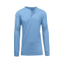 Men's Long Sleeve Thermal Henley Tee