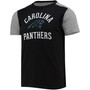 Men's Black, Gray Carolina Panthers Field Goal Slub T-shirt