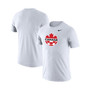 Men's White Canada Soccer Primary Logo Legend Performance T-shirt