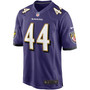 Men's Marlon Humphrey Purple Baltimore Ravens Game Team Jersey