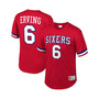 Men's Julius Erving Red Philadelphia 76Ers Mesh T-shirt