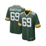Men's David Bakhtiari Green Green Bay Packers Game Player Jersey