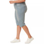 Plus Size Amanda Skimmer Capri Jeans