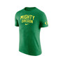 Men's Green Oregon Ducks 2-Hit Tri-Blend Performance T-shirt