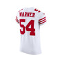 Men's Fred Warner White San Francisco 49ers Vapor Elite Jersey
