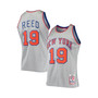 Men's Willis Reed Silver New York Knicks 75th Anniversary 1969-70 Hardwood Classics Swingman Jersey