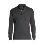 Men's Long Sleeve Super Soft Supima Polo Shirt with Pocket