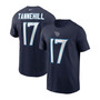 Men's Ryan Tannehill Navy Tennessee Titans Name and Number T-shirt