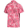 Men's Crimson Oklahoma Sooners Vintage-Like Floral Button-Up Shirt
