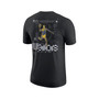 Men's Black Golden State Warriors Courtside Air Traffic Control Max90 T-shirt
