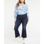 Plus Size Ava Flared Ankle Jeans