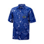 Men's Royal Florida Gators The Dude Camp Button-Up Shirt