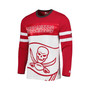 Men's Red, White Tampa Bay Buccaneers Halftime Long Sleeve T-shirt