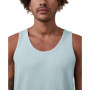 Men's Loose Fit Rib Tank Top
