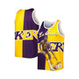 Men's Magic Johnson Purple and Gold Los Angeles Lakers Sublimated Player Tank Top