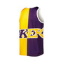 Men's Magic Johnson Purple and Gold Los Angeles Lakers Sublimated Player Tank Top