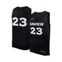 Men's #23 Black Xavier Musketeers Replica Basketball Jersey