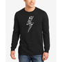 Men's Lightning Bolt Word Art Long Sleeve T-shirt