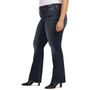 Plus Size Suki Button-Fly Slim Bootcut Jeans
