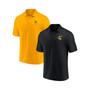 Men's Branded Black, Gold Pittsburgh Steelers Home and Away Throwback 2-Pack Polo Shirt Set
