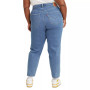 Trendy Plus Size Women's High-Waisted Mom Jeans
