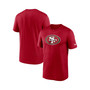 Men's Scarlet San Francisco 49ers Legend Logo Performance T-shirt
