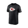 Men's Black Kansas City Chiefs Legend Logo Performance T-shirt
