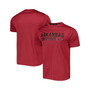 Men's Cardinal Arkansas Razorbacks Impact Knockout T-shirt