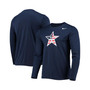 Men's Navy Vanderbilt Commodores Legend Wordmark Performance Long Sleeve T-shirt