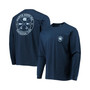 Men's Navy North Carolina Tar Heels Catch and Release Long Sleeve T-shirt