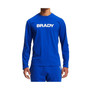 Men's Brady Blue Wordmark Long Sleeve T-shirt