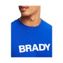 Men's Brady Blue Wordmark Long Sleeve T-shirt