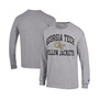 Men's Heather Gray Georgia Tech Yellow Jackets High Motor Long Sleeve T-shirt