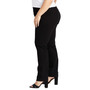 Plus Size Peri Mid Rise Straight Leg Pull-On Jeans