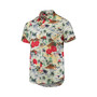 Men's Cream New England Patriots Paradise Floral Button-Up Shirt