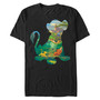 Disney Men's The Lion King Simba and Friends Silhouette Short Sleeve T-Shirt