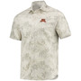 Men's Oatmeal Minnesota Golden Gophers Forest Fronds Button-Up Shirt