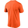 Men's Orange Denver Broncos Logo Essential Legend Performance T-shirt