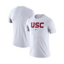Men's White USC Trojans Essential Wordmark T-shirt