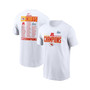 Men's White Kansas City Chiefs 2022 AFC Champions Roster T-shirt