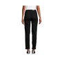 Women's Petite High Rise Straight Leg Ankle Jeans Black